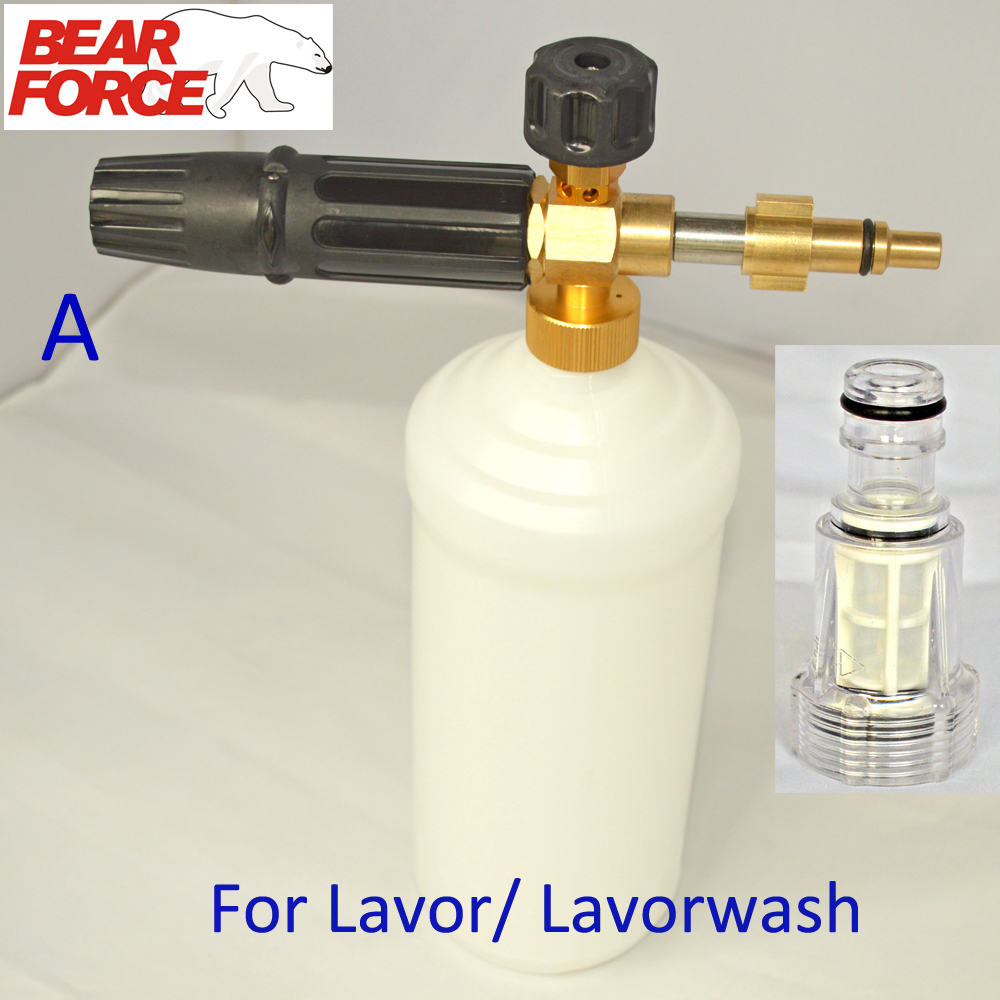    /   /    & amp; Lavor  ô    CarWasher/Snow soap Lance/ Foam Generator/ High Pressure Soap Nozzle & Water Filt
